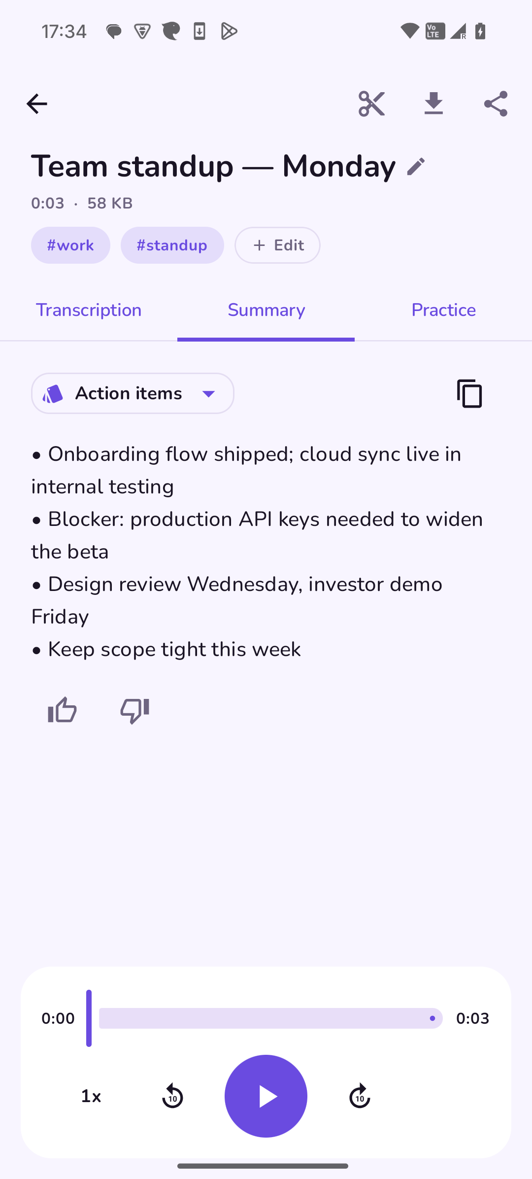 AI summary